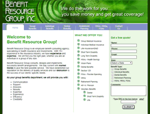 Tablet Screenshot of benefitresourcegroup.net